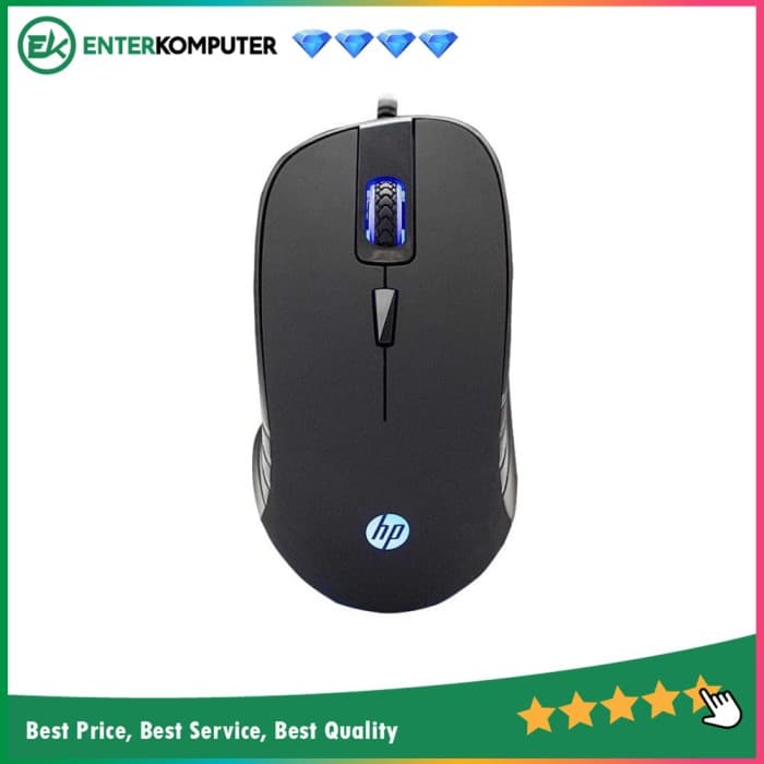 HP G100 Wired Optical Gaming Mouse (Black) - foto 1