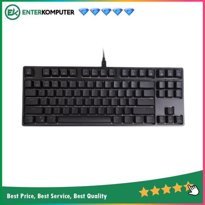 Paradox Ghost 87 V2 Black 87% Mechanical Gaming Keyboard (Gateron Brown Switch) - foto 1