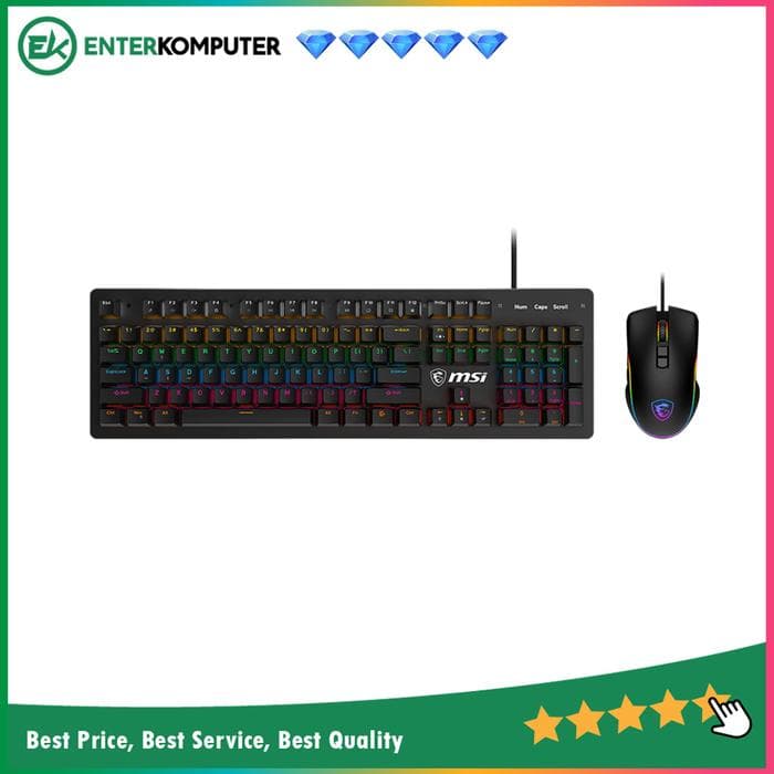 MSI Forge GK300 Gaming Combo (Keyboard + Mouse) - foto 1