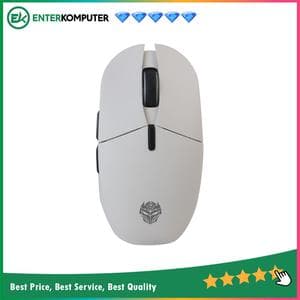 Rexus Shaga RX-130 Tri-Mode Connection Gaming Mouse with Charging Dock - White - foto 1