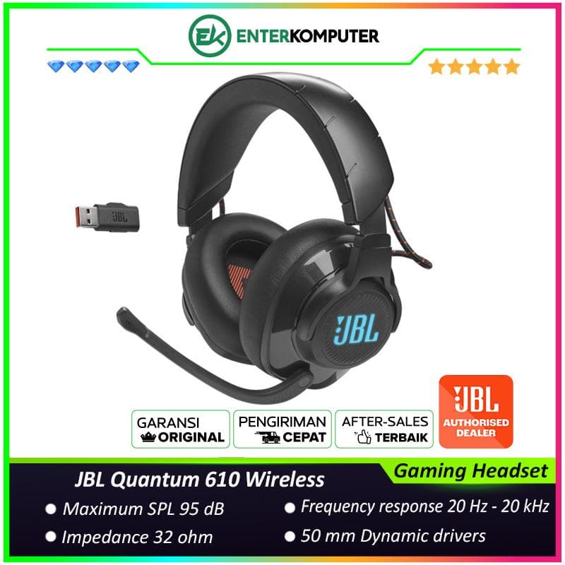 JBL Quantum 610 Wireless Gaming Headset - foto 1