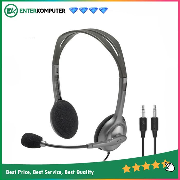 Logitech H110 Stereo Headset - Dual Plug 3.5mm Headset - foto 1