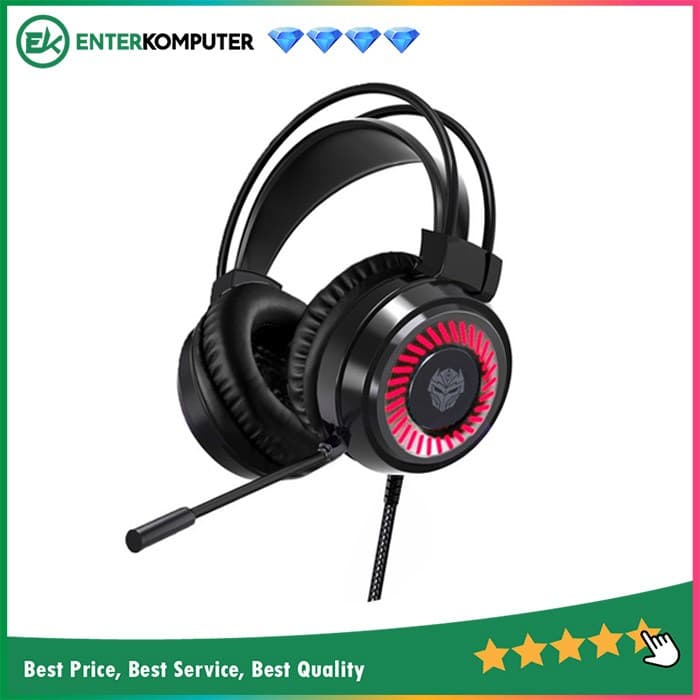 Headset Gaming Rexus F27 (Blue/Red) - foto 1
