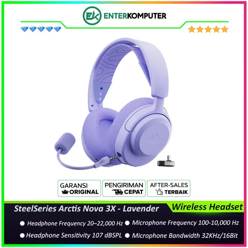 SteelSeries Arctis Nova 3X Wireless Headset for Xbox - Lavender - foto 1