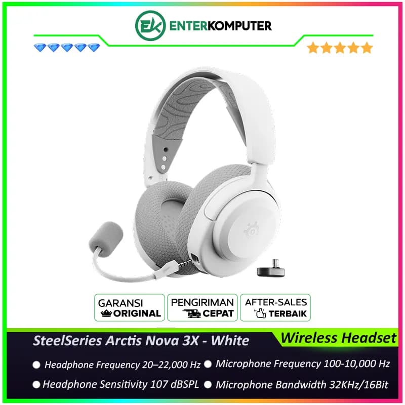 SteelSeries Arctis Nova 3X Wireless Headset for Xbox - White - foto 1