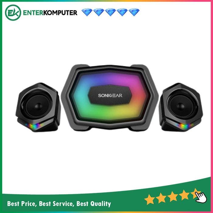 Sonic Gear iOX 3P RGB Stereo Speaker 2.1 - foto 1
