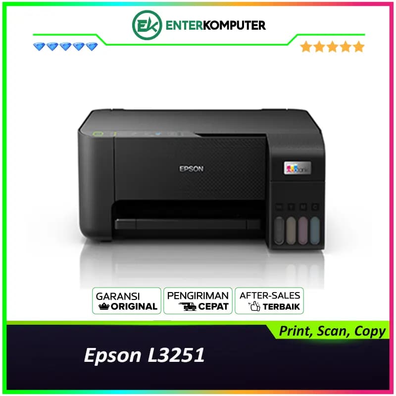 Epson L3251 (Tabung Tinta Infus Resmi Epson) (Print, Scan, Copy, Wifi) - foto 1