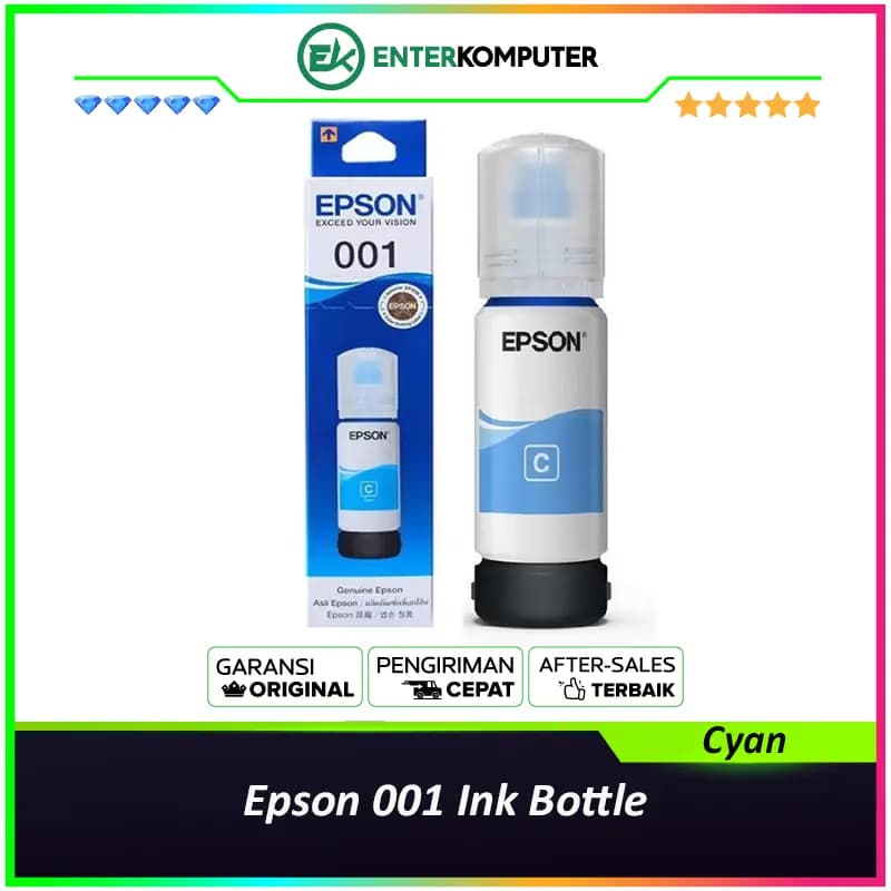 Epson 001 Cyan Ink Bottle - foto 1