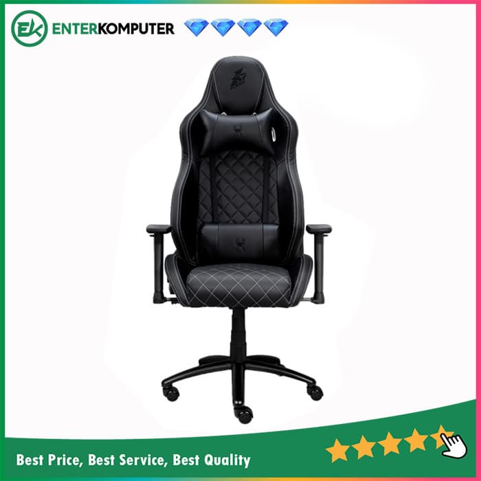 1STPLAYER GAMING CHAIR K2 - BLACK - Comfort - All Steel Skeleton - High Density Molded Foam - foto 1