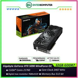 Gigabyte GeForce RTX 5090 32GB GDDR7 WindForce OC - GV-N5090WF3OC-32GD - foto 1