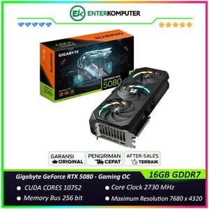 Gigabyte GeForce RTX 5080 16GB GDDR7 Gaming OC - GV-N5080GAMING OC-16GD - foto 1