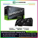 MSI GeForce RTX 5070 12GB GDDR7 - Shadow 3X OC - foto 1