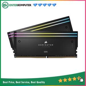 Corsair Dominator Titanium RGB Black DDR5 PC52800 6600MHz 32GB (2x16GB) 32-39-39-76 - CMP32GX5M2X6600C32 - foto 1