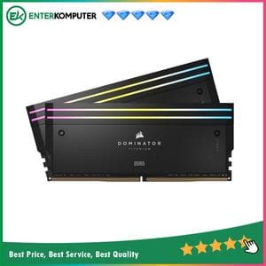 Corsair Dominator Titanium RGB Black DDR5 PC57600 7200MHz 32GB (2x16GB) 34-44-44-96 - CMP32GX5M2X7200C34 - foto 1
