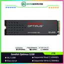Sandisk Optimus 5100 NVMe SSD 2TB M.2 2280 PCIe 4.0 x4 - SDSP51200TAN - R 7100MB/s & W 6700MB/s - foto 1