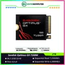 Sandisk Optimus GX 7100M NVMe SSD 2TB M.2 2230 S3-M PCIe 4.0 x4 - SDSP71200TAT - R 7250MB/s & W 6900MB/s - foto 1