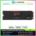 Sandisk Optimus GX PRO 850X NVMe SSD 4TB With Heatsink M.2 2280 D5-M PCIe 4.0 x4 - SDSP81400TAH - R 7300MB/s & W 6600MB/s - foto 1