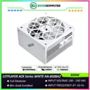 1STPLAYER ACK Series 850W WHITE HA-850BA2 Cybenetics and 80+ Gold Certified with Embossed Cable - ATX3.1 and PCIe 5.1 Ready - Active PFC - 140MM Hydraulic Bearing - Premium Quality Capacitors - 7 Years Warranty - foto 1