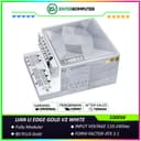 LIAN LI EDGE GOLD V2 1000W WHITE with L-Shape Design - Fully Modular - 80+ Gold Certified - Built-in USB HUB V2 - Cybenetics ATX 3.1 - PCIE 5.1 Ready - 10 Years Warranty Replacement - foto 1