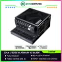 LIAN LI EDGE PLATINUM V2 1000W BLACK with L-Shape Design - Fully Modular - 80+ Platinum Certified - Built-in USB HUB V2 - Cybenetics ATX 3.1 - PCIE 5.1 Ready - 10 Years Warranty Replacement - foto 1