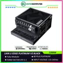 LIAN LI EDGE PLATINUM V2 1200W BLACK with L-Shape Design - Fully Modular - 80+ Platinum Certified - Built-in USB HUB V2 - Cybenetics ATX 3.1 - PCIE 5.1 Ready - 10 Years Warranty Replacement - foto 1
