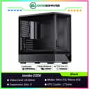 Jonsbo D200 M-ATX Panoramic Curved Glass Case - Black - foto 1