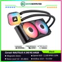 Corsair NAUTILUS II 240 RS ARGB Liquid CPU Cooler - Black - foto 1