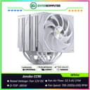 Jonsbo CC90 Screen Display Dual Tower Air Cooler - White - foto 1