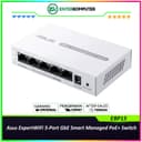 Asus ExpertWiFi EBP15 5-Port GbE Smart Managed PoE+ Switch - foto 1