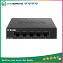 D-Link Desktop 5 Port 10/100/1000 Gigabit Switch Unmanaged - DGS-105GL (Metal) - foto 1