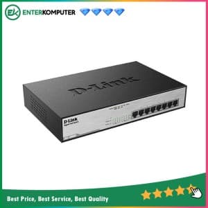 D-Link Switch Unmanaged 8PoE ports Switch 10/100/1000 Gigabit - DGS-1008MP - foto 1