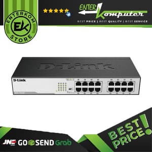 D-Link Desktop 16 Port 10/100/1000 Gigabit Switch - DGS-1016D/C (Metal) - foto 1