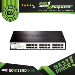 D-Link Desktop 24 Port 10/100/1000 Gigabit Switch - DGS-1024D/C (Metal) - foto 1