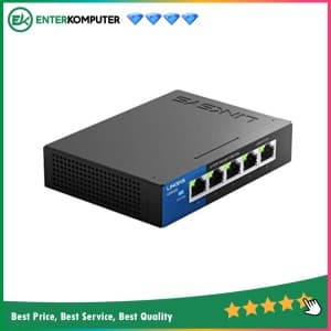 Linksys Switch 5 Port 10/100/1000 Mbps Gigabit Switch - LGS105 - foto 1