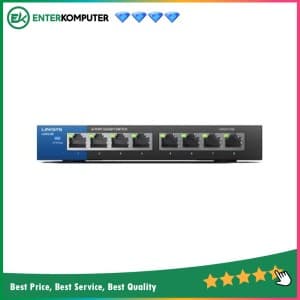 Linksys Switch 8 Port Gigabit 10/100/1000 Mbps - LGS108 - foto 1