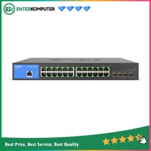 Linksys 24-Port Managed Gigabit Ethernet Switch with 4 10G SFP+ Uplinks - LGS328C - foto 1