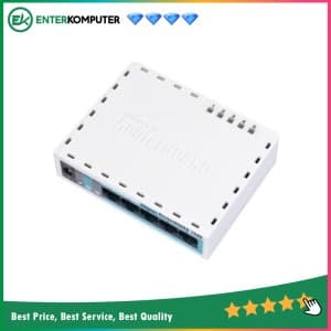 Mikrotik RB951UI-2ND - Wireless Router 5 Port 10/100 (Antenna 1,5dBi) Lev.4 - foto 1