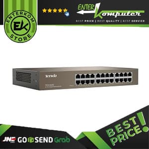 Tenda 24-Port 10/100/1000 Mbps Gigabit Dekstop Switch - TEG1024D - foto 1