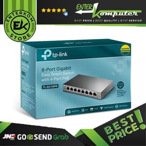 TP - Link Switch 8 Port Gigabit 10/100/1000 + POE - TL-SG108PE - foto 1