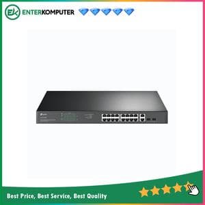 TP-Link 18-Port Gigabit Rackmount PoE Switch with 16 PoE+ - TL-SG1218MP - foto 1