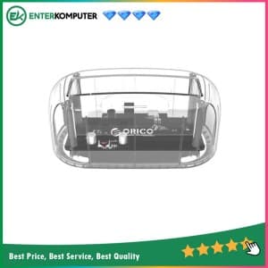 Orico 6139C3 Single 2.5 & 3.5-inch SATA Transparant HDD Docking Station USB 3.1 - foto 1