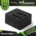 Orico 6629US3-C Dual Bay 2.5 & 3.5-inch SATA HDD Docking Station USB 3.0 - foto 1