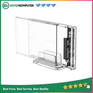 Orico 2159U3 Hard Drive Enclosure 2.5" USB 3.0 Transparant with Stand - foto 1