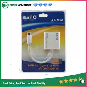 Bafo Kabel Type C USB To VGA (BF-2634) - foto 1
