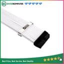 1STPLAYER STEAMPUNK MOD Sleeved Extension Cable Crystal White - 24Pin ATX Extension Cable, 2x 8Pin(4+4) EPS Cable, 2x 8Pin(6+2) PCI-e Cable - foto 1