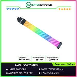 LIAN LI PW16-81W Strimer Wireless 16-8 - Highly Customizable Addressable RGB Extension Cables - foto 1