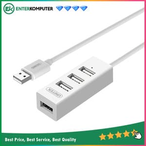 Unitek 4 Ports USB 2.0 Hub in White - Y-2146 - foto 1