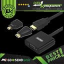 Unitek HDMI to VGA Adapter with 3.5mm for Stereo Audio plus Mini & Micro HDMI Adapter - Y-6355 - foto 1