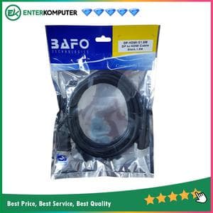 Bafo Kabel Display Port To HDMI 1.8 Meter - foto 1