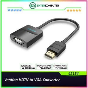 Vention HDMI to VGA Converter 0.15M Black - 42154 - foto 1